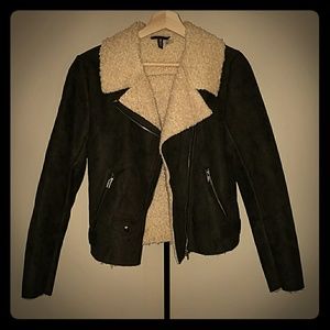 Suede Biker Jacket